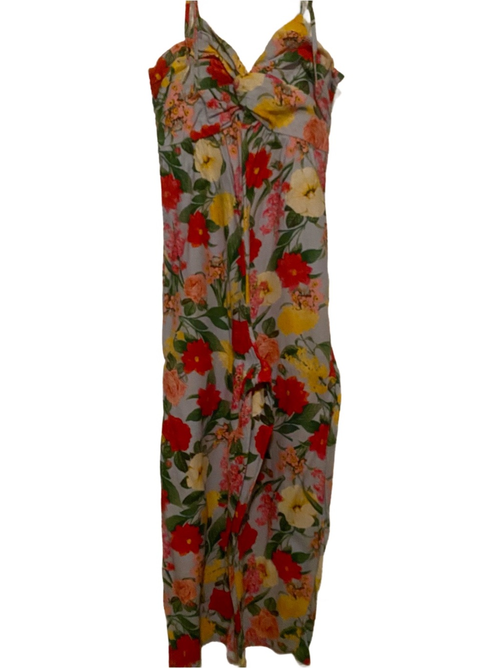 Old Navy Floral Ankle Jumpsuit in Light Blue, Pink, Yellow, Green
